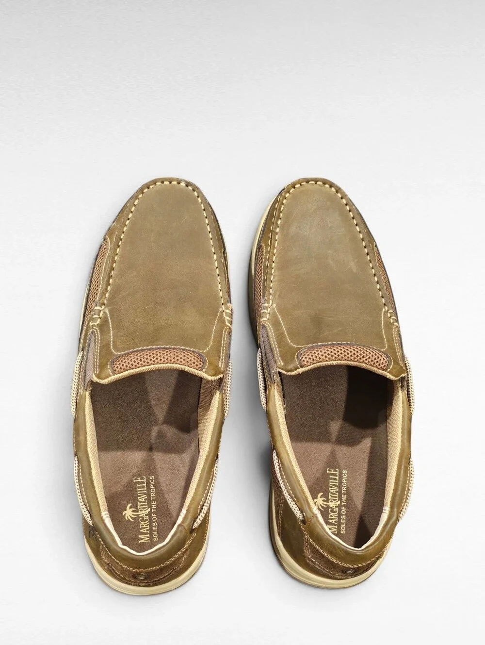 Margaritaville Men's Anchor Slip-On Boat Shoes Size 13W